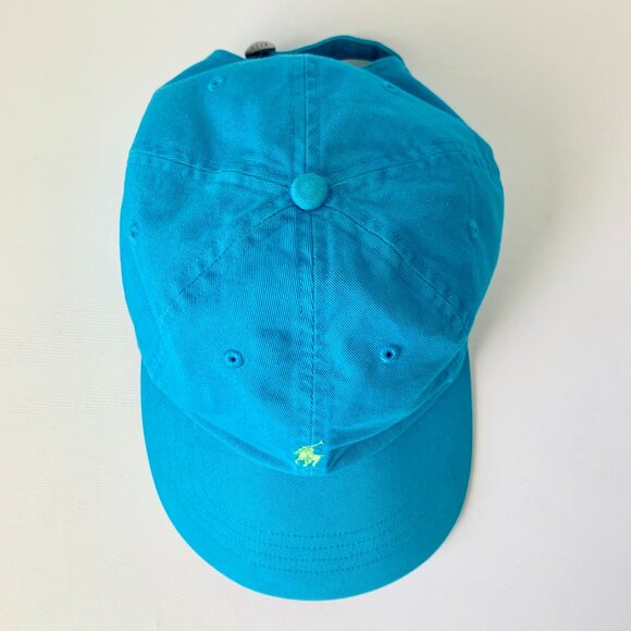 Polo Ralph Lauren Blue Green Hat Pony Costal Old Money Luxury Prep Streetwear - Picture 6 of 12